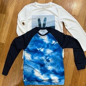 Old Navy swim shirts. Boys size S (6-7)